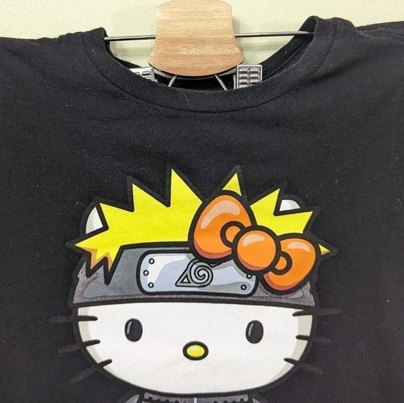 Hello Kitty x Naruto Kid's Tee Sz XS (5) - Picture 3 of 10
